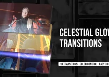 Videohive Celestial Glow Transitions 63433424