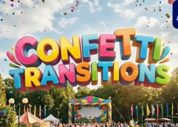 Videohive Confetti Transitions for After Effects 63610598