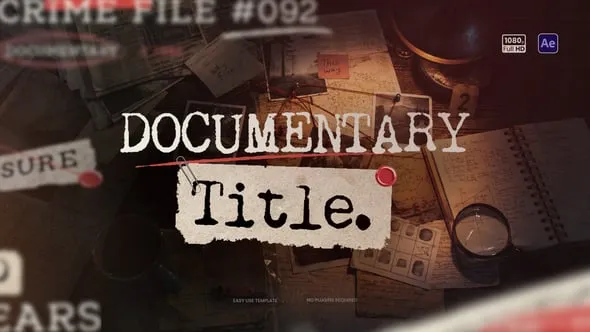 Videohive - Documentary Titles - 63500275 1 Videohive Documentary Titles 63500275