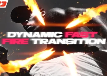 Videohive Dynamic Fast Fire Transition Bundle 13 Intense Flame AE 63220902
