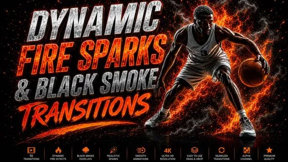 Videohive - Dynamic Fire Sparks & Black Smoke Transitions 10 Pack 4K AE - 63524110 1 Videohive Dynamic Fire Sparks Black Smoke Transitions 10 Pack 4K AE 63524110