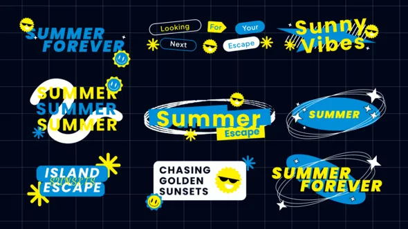 Videohive - Dynamic Visual Summer Text Animation After Effect - 63574016 1 Videohive Dynamic Visual Summer Text Animation After Effect 63574016