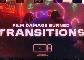 Videohive Film Damage Burned Transitions 63210570