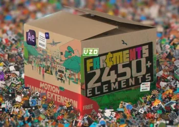 Videohive Fragments 2450 Animated 2D Elements V2 34118223