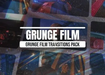 Videohive Grunge Film Transitions 63297643