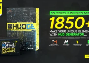 Videohive HUDGE Generator of Hi Tech Elements 1850 HUD UI V2.1 26509230