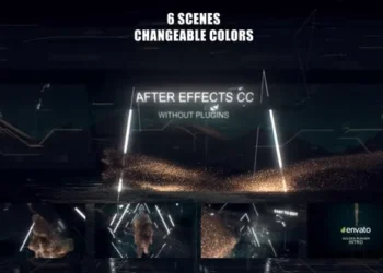 Videohive Hi Tech Golden Runner Opener 29028470