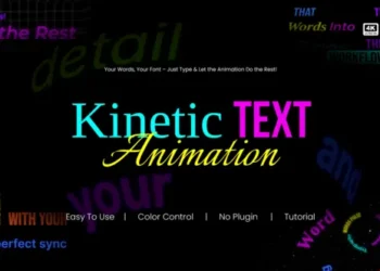 Videohive Kinetic Text Animation Typography Titles 63334387
