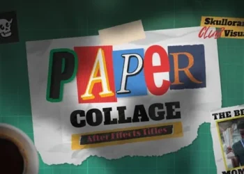 Videohive Paper Collage Titles 63420936