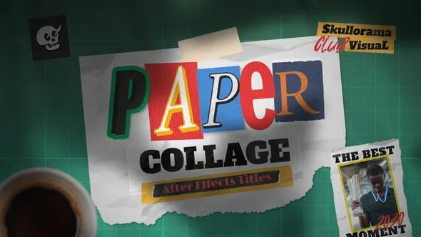 Videohive - Paper Collage Titles - 63420936 1 Videohive Paper Collage Titles 63420936