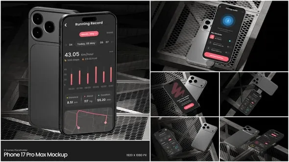 Videohive - Phone 17 Pro Max Mockup - 63338157 1 Videohive Phone 17 Pro Max Mockup 63338157
