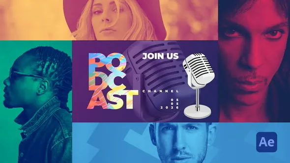 Videohive - Podcast Teaser | Duotone Opener - 63100615 1 Videohive Podcast Teaser Duotone Opener 63100615