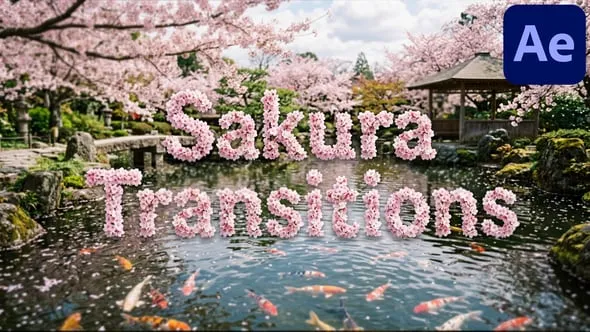 Videohive - Sakura Transitions for After Effects - 63102855 1 Videohive Sakura Transitions for After Effects 63102855