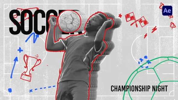 Videohive - Soccer Scribble Opener - 63388662 1 Videohive Soccer Scribble Opener 63388662