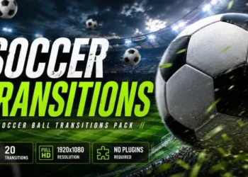 Videohive Soccer Transitions Pack – Football Ball Sports Transitions for After Effects 63210812