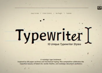 Videohive Typewriter Pro Preset Animation 63433365