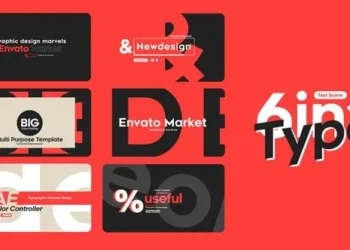 Videohive Typo Scene 6 in 1 63183808
