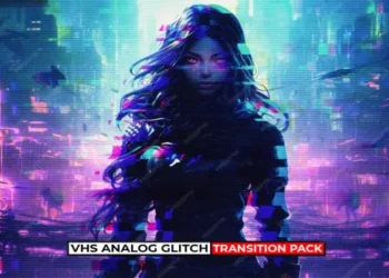 Videohive VHS Analog Glitch Transition Pack For Premiere Pro 63156267