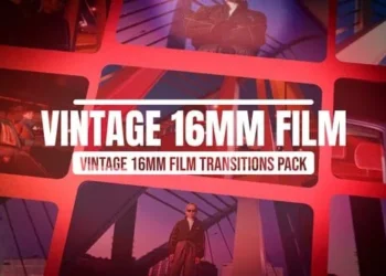 Videohive Vintage 16mm Film Transitions 63211543