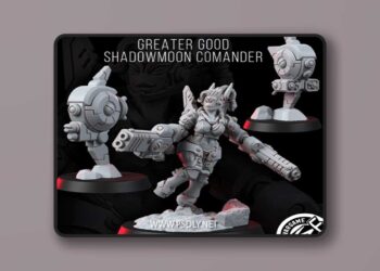Wargame Exclusive – Greater Good Shadowmoon Comander – 3D Print Model