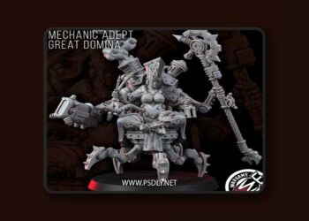 Wargame Exclusive – Mechanic Adept Great Domina – 3D Print Model