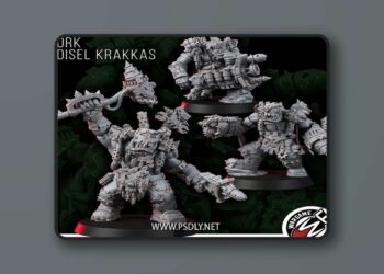 Wargame Exclusive – Ork Disel Krakkas – 3D Print Model