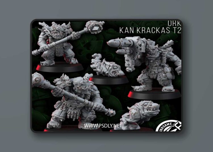 Wargame Exclusive – Ork Kan Krakkas T2 – 3D Print Model 1 Wargame Exclusive – Ork Kan Krakkas T2 – 3D Print Model