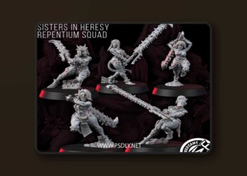 Wargame Exclusive – Sisters In Heresy Repentium Squad – 3D Print Model
