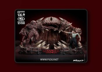 Wicked – Stranger Things Diorama – 3D Print Model STL