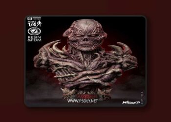 Wicked – Vecna Portrait Bust – 3D Print Model STL