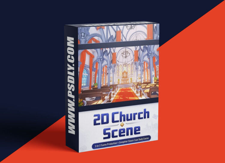 Yihuu - Blender 3D to 2D: A Complete Tutorial of Classic Case Studies - Anime-Style Church Scene 1 Yihuu - Blender 3D to 2D: A Complete Tutorial of Classic Case Studies - Anime-Style Church Scene