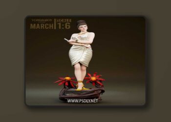 Yongblood Sculpture – Excella Gionne RE5 – 3D Print Model STL