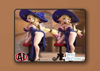 Yoru Studio – Great Mage Demia – 3D Print Model STL