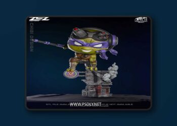ZEZ Studio – Donatello Chibi – 3D Print Model STL