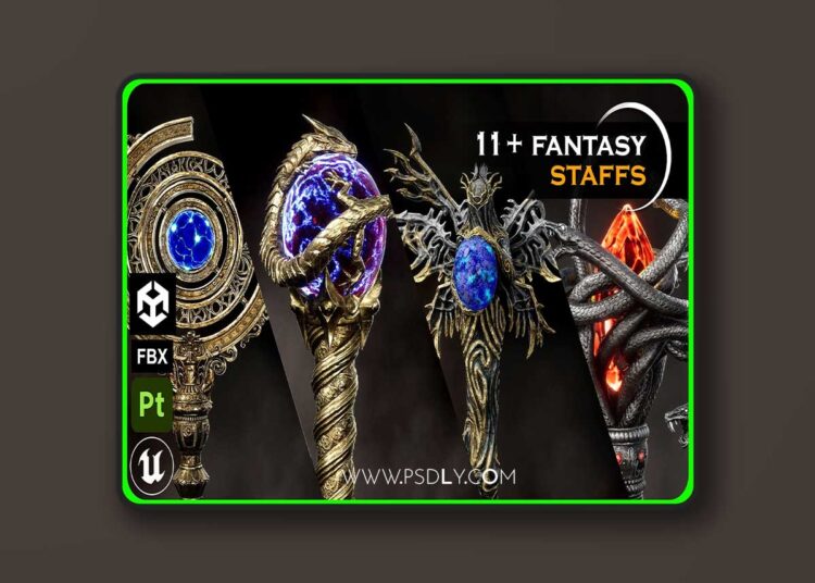 11+ Dark Fantasy Staff (5.1 – 5.7) for Unreal Engine 1 11+ Dark Fantasy Staff (5.1 – 5.7)