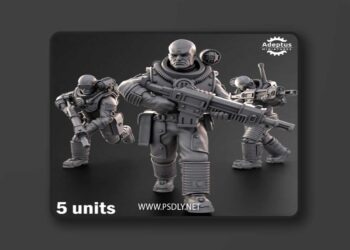 Adeptus Miniatures – Mindreapers – The Hiveborne – 3D Print Model