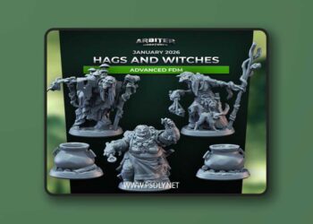 Arbiter Miniatures – Hags and Witches January 2026 – 3D Print Model STL