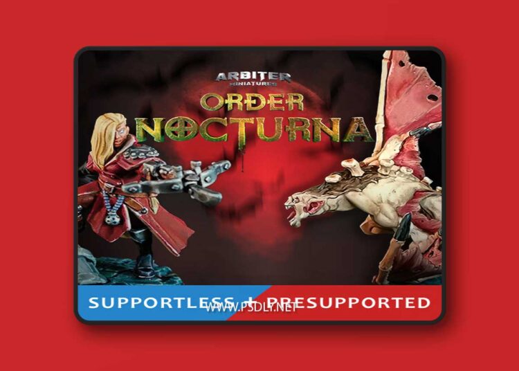 Arbiter Miniatures – Kickstarter 10 – Order Nocturna – 3D Print Model STL 1 Arbiter Miniatures – Kickstarter 10 – Order Nocturna – 3D Print Model STL