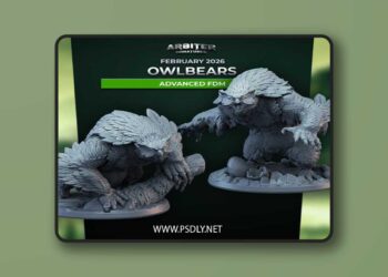 Arbiter Miniatures – Owlbears February 2026 – 3D Print Model STL
