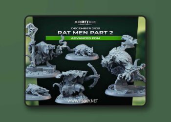 Arbiter Miniatures – Rat Men Part 2 December 2025 – 3D Print Model STL