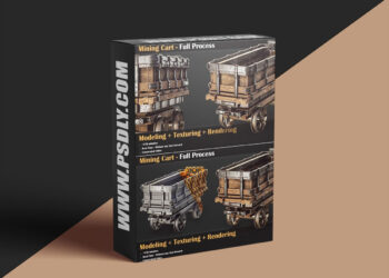 Artstation - Mining Cart - Full Tutorial