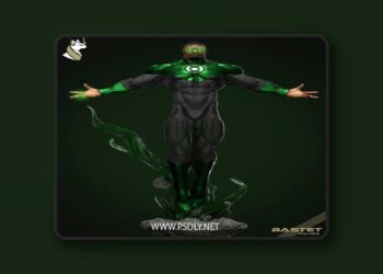 Bastet Figures – Green Lantern – 3D Print Model STL