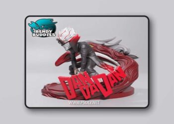 Bendy Buddies – Okarun Dandadan Fanart – 3D Print Model STL