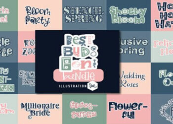 Best Buds Font Bundle 20 Premium Fonts