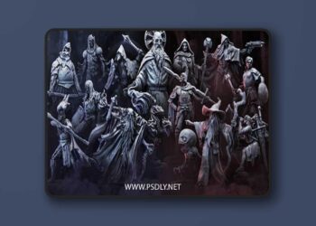Bestiarum Miniatures – The Wanderers May 2026 – 3D Print Model STL