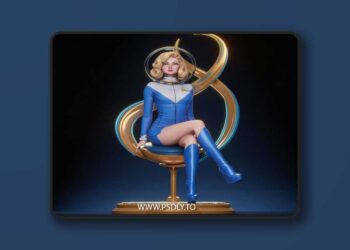 CA 3D Studios – Starfleet Officer – 3D Print Model STL