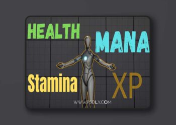 Core Systems - Health, Stamina, XP and Mana v3 (5.4+)