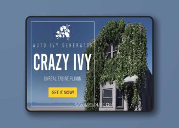 Crazy Ivy Realistic Ivy Generator Vine Plugin - Grow Procedural Plants in Editor v1.0 (5.6 - 5.7)