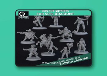 Cyber Forge Miniatures April 2026 – 3D Print Model STL