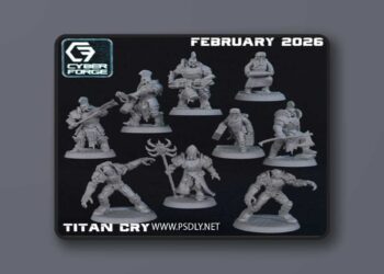 Cyber Forge Miniatures February 2026 – 3D Print Model STL